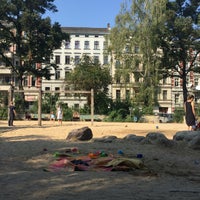 Photo taken at Spielplatz Chamissoplatz by Sebastian W. on 9/11/2016