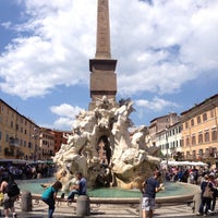 Photo taken at Piazza Navona by Alexandre V. on 5/12/2013