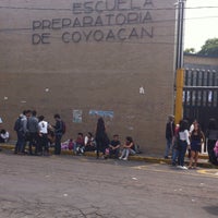 Photo taken at Escuela Nacional Preparatoria 6 Antonio Caso by Loreley H. on 8/21/2015