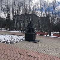 Photo taken at Памятник В.С. Пикулю by Aleksandr C. on 5/8/2021