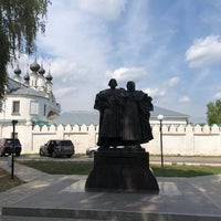 Photo taken at Памятник Петру и Февронии by Aleksandr C. on 8/21/2018