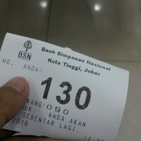 Bank Simpanan Nasional Bsn Kota Tinggi Bank