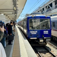 Photo taken at Dentetsu-Toyama Station by いぬマン on 5/3/2024