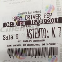 Photo taken at Cinemex by Rocío D. on 8/16/2017
