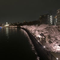 Photo taken at 川崎橋 by 栗 on 4/6/2024