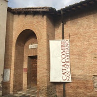 Photo taken at Catacombe di San Sebastiano by Nikitos S. on 3/3/2017