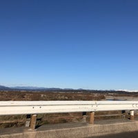 Photo taken at 東名高速道路 天竜川橋 by aijyu on 1/3/2019