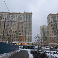 Photo taken at ЖК «Мосфильмовский» by Antonio B. on 1/6/2021