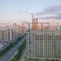 Photo taken at ЖК «Мосфильмовский» by Antonio B. on 6/1/2021