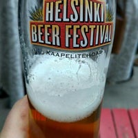 Photo taken at Helsinki Beer Festival by Mika E. on 4/15/2016