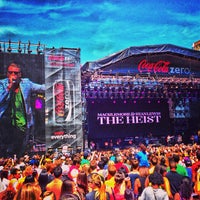 Photo taken at AT&amp;amp;T Block Party at The Big Dance by Ryan S. on 4/6/2013