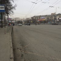 Photo taken at Остановка «ТРК „Урал“» by Vladislav G. on 3/11/2014