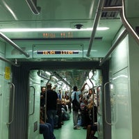 Photo taken at Inauguração do trem 9000 - Linha 11 Coral by Marina A. on 4/10/2014