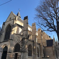 Photo taken at Église Saint-Médard by A T. on 2/24/2017
