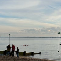 Photo taken at Chalkwell Beach by Ania M. on 3/3/2024