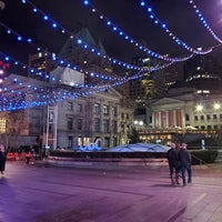 Photo taken at Robson Square by Adam J. on 1/7/2024