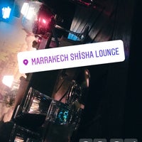 Photo taken at Marrakech Shisha Lounge by D.A on 11/14/2017