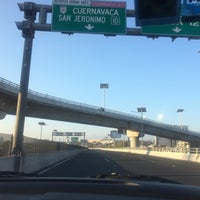 Photo taken at Puente Periférico y Av. Observatorio by Cinthya M. on 3/19/2017