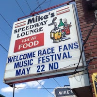 Photo taken at Mike&amp;#39;s Speedway Lounge by Michael Walsh A. on 5/13/2016