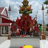 Photo taken at Wat Nawong by Janjira C. on 7/23/2023