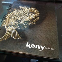 Photo taken at Kony Sushi Bar by Pedro A. on 10/9/2012