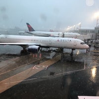 Photo taken at Gate B32 by alexander s. on 4/2/2018
