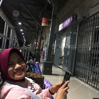 Photo taken at Stasiun Tegal by Agung D. on 11/30/2019