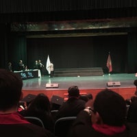 Photo taken at Teatro del Colegio Anglo Mexicano de Coyoacán by Gerry P. on 7/8/2016