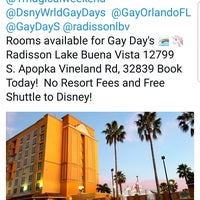 Photo taken at Radisson Hotel Orlando - Lake Buena Vista by Ej L. on 1/27/2018