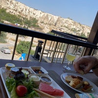 Photo taken at Göreme Kaya Hotel by Nasim G. on 9/3/2022