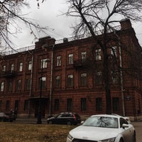 Photo taken at Второе (красное) здание юридического факультета СПбГУ by Daria on 11/2/2016