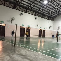 Photo taken at Safra Badminton hall by Izzreen F. on 8/25/2015