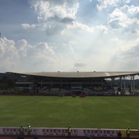 Photo taken at Stadium proton city by Mohammad T. on 4/19/2016