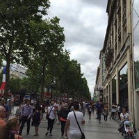 Photo taken at Avenue des Champs-Élysées by Can B. on 7/20/2015