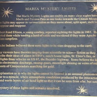 Photo taken at Marfa Mystery Lights Viewing Area by Kennedy on 11/28/2018