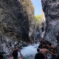 Photo taken at Gole dell&amp;#39;Alcantara by Bradley M. on 9/8/2022