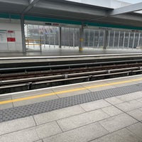 Photo taken at Pudding Mill Lane DLR Station by Mark S. on 10/18/2023