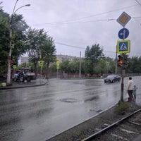 Photo taken at Остановка «Школа им. Рахманинова» by Александр Б. on 6/13/2018