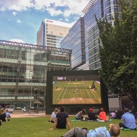 Photo taken at Canada Square by Anastasia C. on 7/9/2019