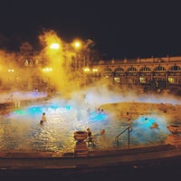 Photo taken at Széchenyi Thermal Bath by Olya K. on 2/1/2015