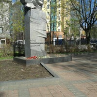 Photo taken at Памятник Андропову by Ко on 5/17/2014