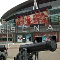 Photo taken at Emirates Stadium by PANDA J. on 4/28/2013