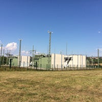 Photo taken at Bahnstromumformerwerk Neckarwestheim by Intelli U. on 8/28/2016
