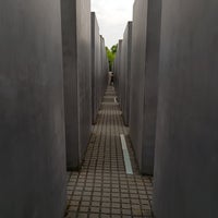 Photo taken at Memorial to the Murdered Jews of Europe by Zura B. on 5/2/2018