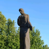 Photo taken at Мемориал &amp;quot;Скорбящая&amp;quot; by biobox on 6/5/2021