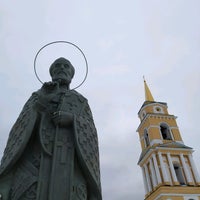 Photo taken at Памятник Николаю Чудотворцу by biobox on 3/15/2021