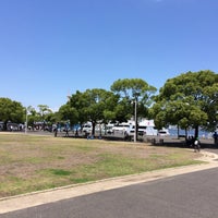 Photo taken at Yamashita Park by Hide🐰🍀 K. on 6/7/2015