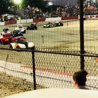 Photo taken at Indianapolis Speedrome by Jesse M. on 9/16/2018