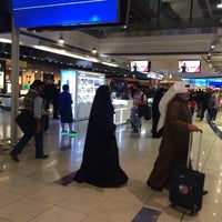Photo taken at Dubai International Airport (DXB) by Serg B. on 1/16/2016
