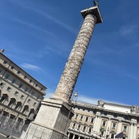 Photo taken at Column of Marcus Aurelius by Aslıhan A. on 4/27/2024
